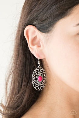 Really Whimsy Pink Earrings Paparazzi Accessories