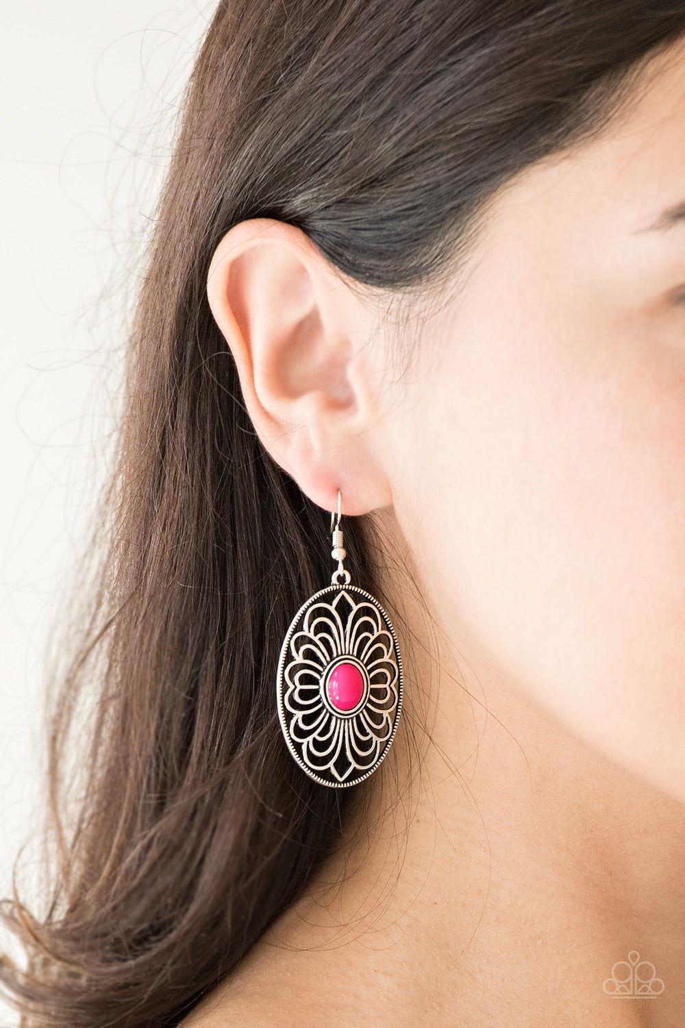 Really Whimsy Pink Earrings Paparazzi Accessories