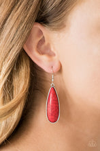 Load image into Gallery viewer, Santa Fe Skies Red Earring Paparazzi Accessories