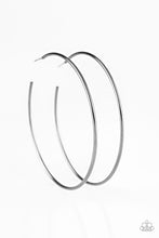 Load image into Gallery viewer, Meet Your Maker Black Gunmetal Hoop Earring Paparazzi Accessories