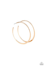 Load image into Gallery viewer, Hoop Hero Gold Hoop Earrings Paparazzi Accessories
