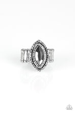 Load image into Gallery viewer, Modern Millionaire - Silver Hematite Rhinestone Ring Paparazzi Accessories