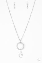 Load image into Gallery viewer, Straight To The Top White Lanyard Paparazzi Accessories