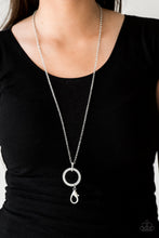 Load image into Gallery viewer, Straight To The Top White Lanyard Paparazzi Accessories