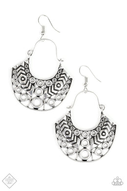 Indigenous Idol Silver Earring Paparazzi Accessories