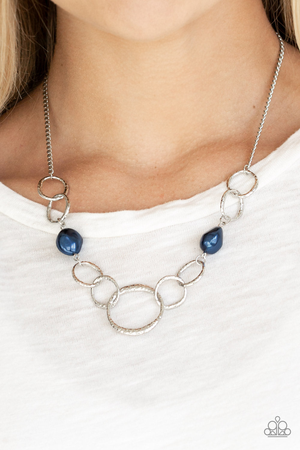 Lead Role Blue Necklace Paparazzi Accessories