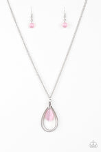 Load image into Gallery viewer, Teardrop Tranquility - Pink Necklace Paparazzi Accessories