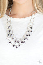 Load image into Gallery viewer, Yacht Tour Purple Necklace Paparazzi Accessories