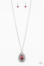 Load image into Gallery viewer, Modern Majesty - Red Moonstone Necklace Paparazzi Accessories