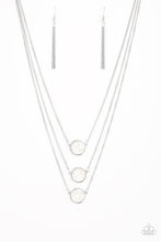 Load image into Gallery viewer, CEO of Chic White Stone Necklace Paparazzi Accessories