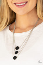 Load image into Gallery viewer, CEO of Chic Black Stone Necklace Paparazzi Accessories