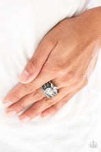 Load image into Gallery viewer, Top Dollar Bling Black Ring Paparazzi Accessories