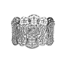 Load image into Gallery viewer, Fancy Fashionista Black Gunmetal Bracelet Paparazzi Accessories