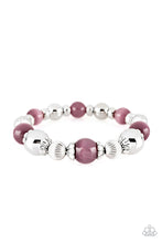 Load image into Gallery viewer, Once Upon a Maritime Purple Moonstone Stretchy Bracelet Paparazzi Accessories