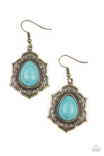 Load image into Gallery viewer, So Santa Fe Brass Earring Paparazzi Accessories