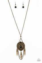 Load image into Gallery viewer, Cactus Canyon Brass Necklace Paparazzi Accessories