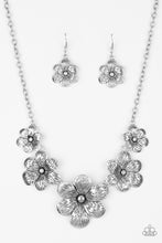 Load image into Gallery viewer, Secret Garden Silver Necklace Paparazzi Accessories