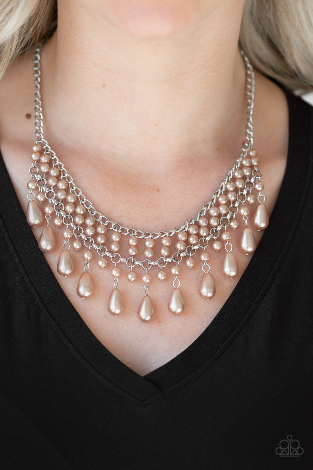 The Guest List Brown Necklace Paparazzi Accessories