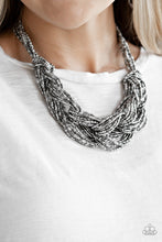 Load image into Gallery viewer, City Catwalk - Silver Seed Bead Necklace Paparazzi Accessories