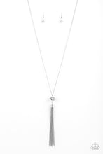 Load image into Gallery viewer, Socialite of the Season Silver Necklace Paparazzi Accessories