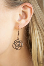 Load image into Gallery viewer, Budding Beauty Copper Necklace Paparazzi Accessories