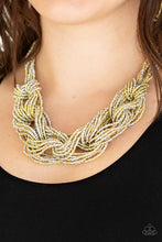 Load image into Gallery viewer, City Catwalk - Gold Seed Bead Necklace Paparazzi Accessories