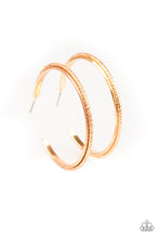 Load image into Gallery viewer, Girl Gang Gold Hoop Earring Paparazzi Accessories
