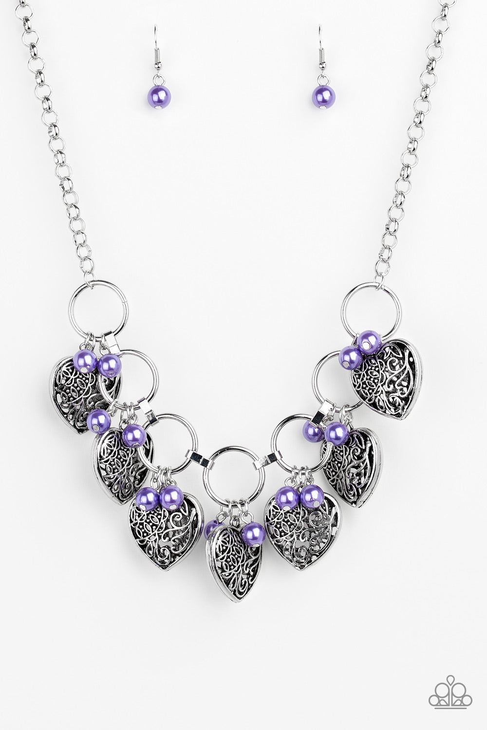 Very Valentine Purple Necklace Paparazzi Accessories