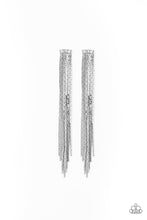 Load image into Gallery viewer, Night At The Oscars Silver Earring Paparazzi Accessories