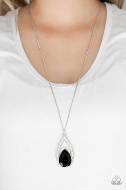 Notorious Noble Black Necklace Paparazzi Accessories