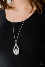 Load image into Gallery viewer, Notorious Noble - White Necklace Paparazzi Accessories