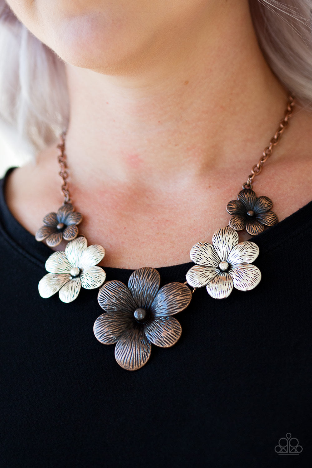 Secret Garden - Multi Floral Necklace Paparazzi Accessories