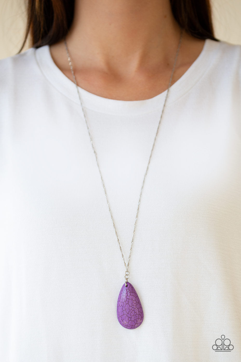 Stone River Purple Necklace Paparazzi Accessories