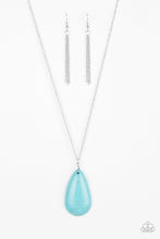 Load image into Gallery viewer, Stone River Blue Necklace Paparazzi Accessories