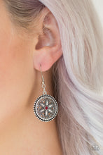 Load image into Gallery viewer, Written In The Star Lilies Red Necklace Paparazzi Accessories