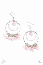 Load image into Gallery viewer, New York Attraction Pink Pearl Earring Paparazzi Accessories
