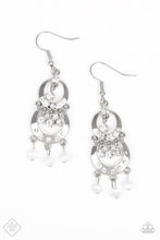 Load image into Gallery viewer, Mainstage Meet and Greet White Moonstone Earring Paparazzi Accessories
