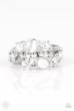 Load image into Gallery viewer, Moonlit Masquerade White Ring Paparazzi Accessories