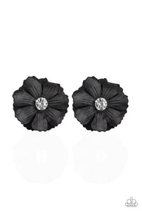 black,Hair Bow,rhinestones,Candid Carnations Black Hair Accessory