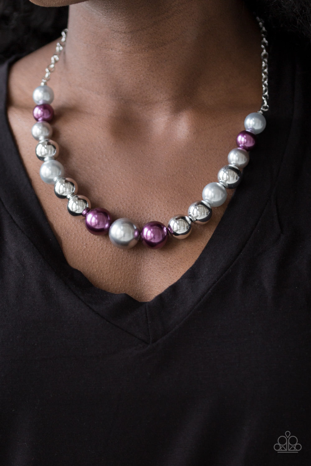 Take Note - Multi Pearl Necklace Paparazzi Accessories