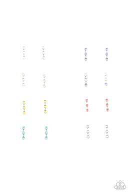 Heart Starlet Shimmer Earrings Paparazzi Accessories