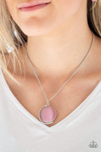 Load image into Gallery viewer, Luminous Lagoon Pink Moonstone Necklace Paparazzi Accessories