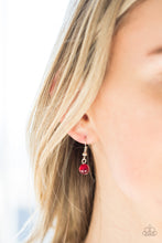 Load image into Gallery viewer, Luminous Lagoon Red Moonstone Necklace Paparazzi Accessories