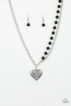 Load image into Gallery viewer, Forever In My Heart Black Necklace Paparazzi Accessories
