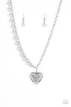Load image into Gallery viewer, Forever In My Heart Silver Necklace Paparazzi Accessories