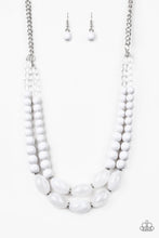 Load image into Gallery viewer, Sundae Shoppe - White Necklace Paparazzi Accessories