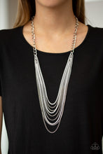 Load image into Gallery viewer, Rebel Rainbow White Necklace Paparazzi Accessories