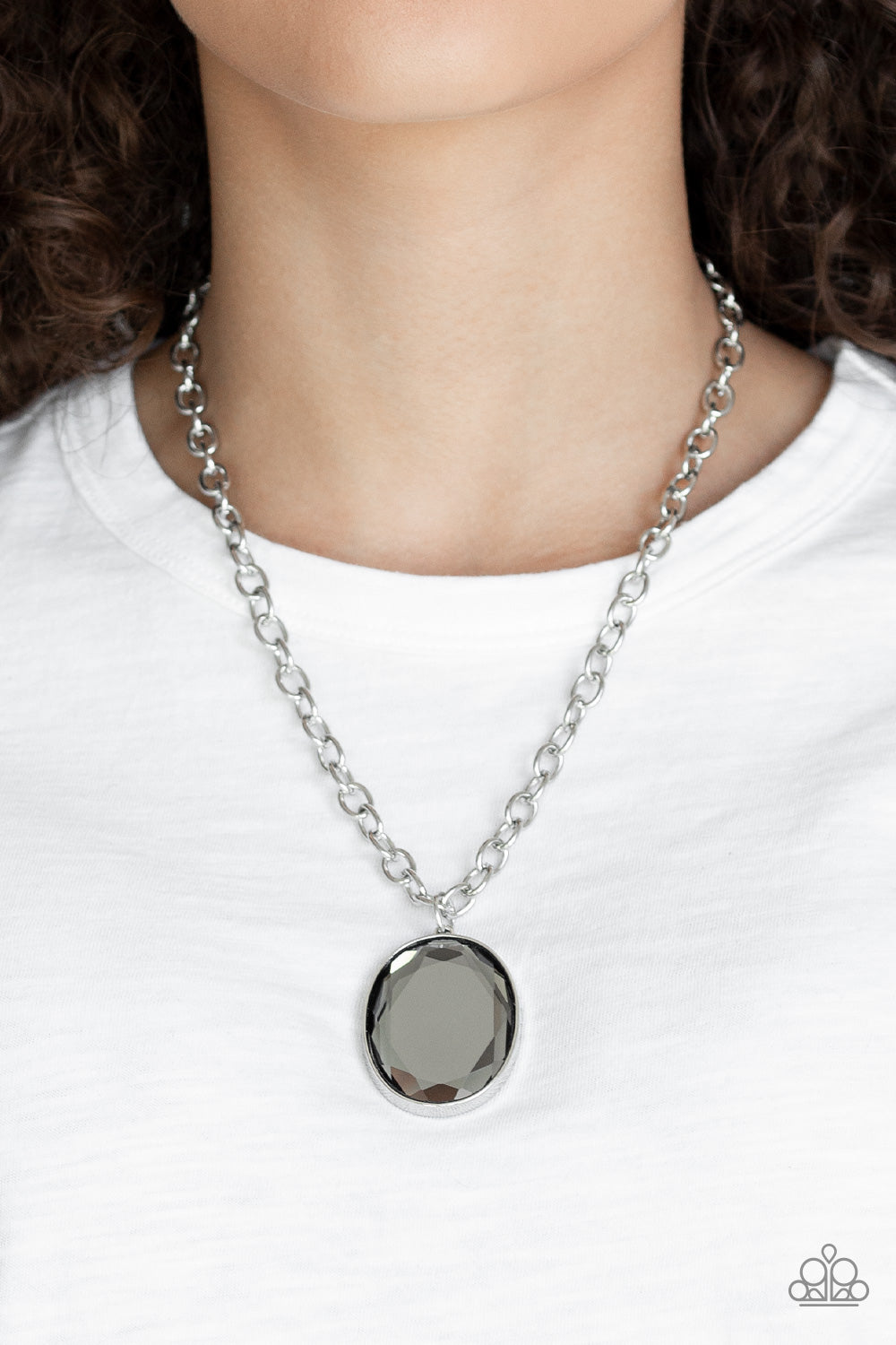 Light As Heir Silver Necklace Paparazzi Accessories