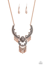 Load image into Gallery viewer, Rogue Vogue Copper Necklace Paparazzi Accessories