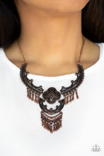 Load image into Gallery viewer, Rogue Vogue Copper Necklace Paparazzi Accessories